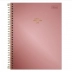 CADERNO 10 MATERIAS CPD COLEGE WEST VILLAGE 160FLS REF. 235598 CAPA ROSE LOVELY