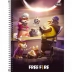 CADERNO 10 MATERIAS CPD FREE FIRE 160FLS CAPA TURMA