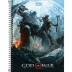 CADERNO 10 MATERIAS CPD GOD OF WAR 160FLS CAPA 4