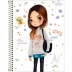 CADERNO 10 MATERIAS CPD HI! GIRLS REF. 304824 CAPA FOLLOW YOUR HEART