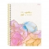 CADERNO 10 MATERIAS CPD MULHER CAPA AME AGRADEÇA SONHE REALIZE