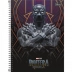 CADERNO 10 MATERIAS CPD PANTERA NEGRA 160FLS CAPA MODELO 3