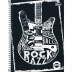 CADERNO 10 MATERIAS CPD PEPPER MASCULINO 160FLS CAPA GUITARRA