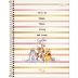 CADERNO 10 MATERIAS CPD POOH REF. 308293 CAPA WERE SO UNIQUE LISTRAS