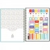 CADERNO 10 MATERIAS CPD RAINBOW CAPA AZUL