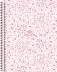 CADERNO 10 MATERIAS CPD ROSA ROSE CAPA PONTOS