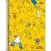 CADERNO 10 MATERIAS CPD SIMPSONS REF. 342262 CAPA SIMPSONS AMARELO