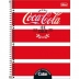 CADERNO 10 MATERIAS CPD CONNECT COCA MASCULINO 160FLS REF. 349861 CAPA COCA COLA ICE COLD