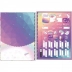 CADERNO 10 MATERIAS CPD UNICORNIO BLINK 160FLS CAPA SHINE BRIGHT LIKE A UNICORN