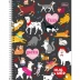 CADERNO 20 MATERIAS CPD HUG ME 320 FLS REF. 316393 CAPA PETS ARE BETTER