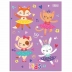 CADERNO BROCHURA PEQUENO CPD 48FLS SAPECA FEMININO CAPA LILAS