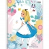 CADERNO BROCHURA PEQUENO CPD 80FLS ALICE CAPA MODELO 3