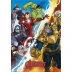 CADERNO BROCHURA PEQUENO CPD 80FLS AVENGERS CAPA MODELO 7