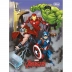 CADERNO BROCHURA PEQUENO CPD 80FLS AVENGERS CAPA MODELO 8