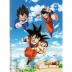 CADERNO BROCHURA PEQUENO CPD 80FLS DRAGON BALL CAPA AZUL CLARO