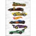 CADERNO BROCHURA PEQUENO CPD 80FLS HOT WHEELS CAPA BR C/ CARROS COLORIDOS