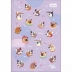 CADERNO BROCHURA PEQUENO CPD 80FLS HUG ME REF. 316351 CAPA LILAS