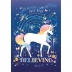 CADERNO BROCHURA PEQUENO CPD 80FLS UNICORNIO BLINK CAPA BELIEVING