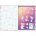 CADERNO BROCHURA PEQUENO CPD 80FLS UNICORNIO BLINK CAPA SHINE BRIGHT LIKE A UNICORN