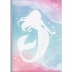 CADERNO BROCHURA PEQUENO CPD 80FLS WONDER SEREIA CAPA LETS BE MERMAID