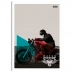 CADERNO BROCHURAO CPD 48FLS MOTOS REF. 10428 CAPA RETRO CINZA