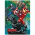 CADERNO BROCHURAO CPD 80FLS AVENGERS CAPA MODELO 5