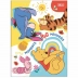 CADERNO BROCHURAO CPD 80FLS POOH CAPA LITTLE MOMENTS BIG MEMORIES