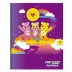 CADERNO BROCHURAO CPD 80FLS URSOS CARINHOSOS REF. 10459 CAPA LILAS E ROXO