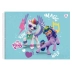 CADERNO DE DESENHO 60FLS CPD MY LITTLE PONY REF. 10518 CAPA VERDE AGUA