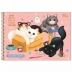 CADERNO DE DESENHO 80FLS CPD CATS REF. 350800 CAPA ROSA