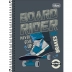 CADERNO PEQUENO ESPIRAL CPD 80FLS PEPPER CAPA BOARD RIDER