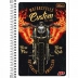 CADERNO PEQUENO ESPIRAL CPM 48FLS MAIS + TILIBRA CAPA MOTORCYCLES CUSTOM