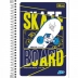 CADERNO PEQUENO ESPIRAL CPM 48FLS MAIS + TILIBRA CAPA SKATEBOARD