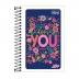 CADERNO PEQUENO ESPIRAL CPM 96FLS MAIS + TILIBRA CAPA CHOOSE YOU ALWAYS