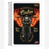 CADERNO PEQUENO ESPIRAL CPM 96FLS MAIS + TILIBRA CAPA MOTORCYCLES CUSTOM