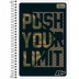 CADERNO PEQUENO ESPIRAL CPM 96FLS MAIS + TILIBRA CAPA PUSH YOUR LIMIT