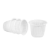 COPO PLASTICO 050ML MINAPLAST P/CAFE BRANCO PCT C/100 REF. 0444