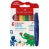 GIZ DE CERA 06 CORES FABER JUMBO LITTLE CREATIVES REF. 224006