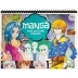 LIVRO INFANTIL MANGA IMAGINE E CRIE AZUL REF. 1174738