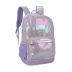 MOCHILA ESCOLAR LUXCEL HOLOGRAFICA LILAS REF. MS46377BB2500UN