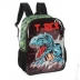 MOCHILA ESCOLAR LUXCEL T-REX VERDE REF. IS41021UP0100UN