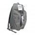 MOCHILA ESCOLAR LUXCEL UP4YOU CINZA