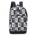 MOCHILA ESCOLAR LUXCEL XADREZ BRANCO REF. MS46328