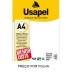 PAPEL A4 COUCHE BRILHO 120G BRANCO USAPEL REF. 25007