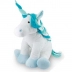 PELUCIA BRUMAR ALMOFADA UNICORNIO COR AZUL E BRANCO