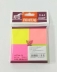 RECADO ADESIVO STICK NOTE PAD C/4 UN 100F 38X38 COLORIDO